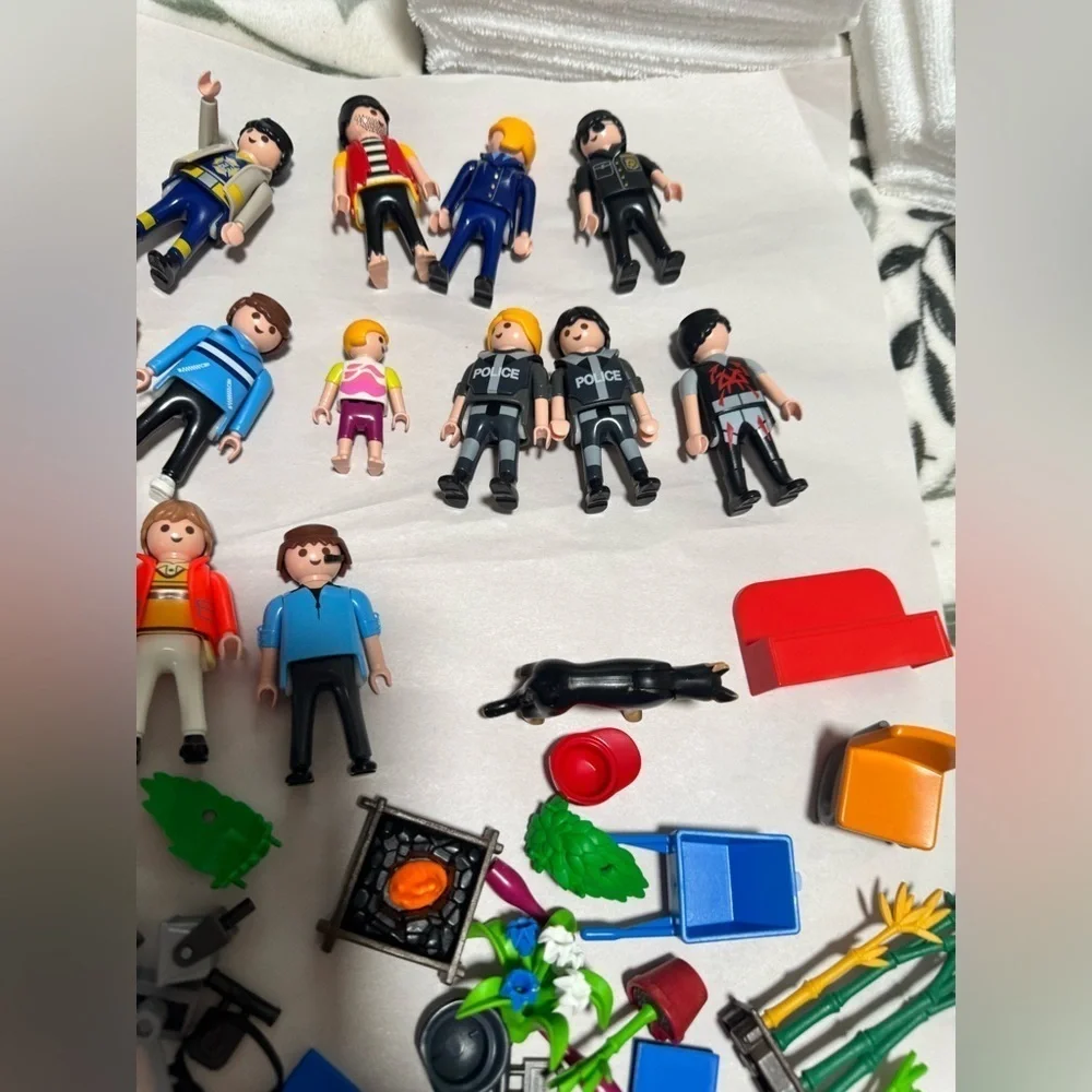 Vintage Playmobil Characters and Accessories Lot 30+ Pieces